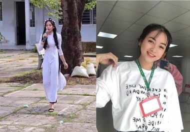 Em học sinh trống trơn