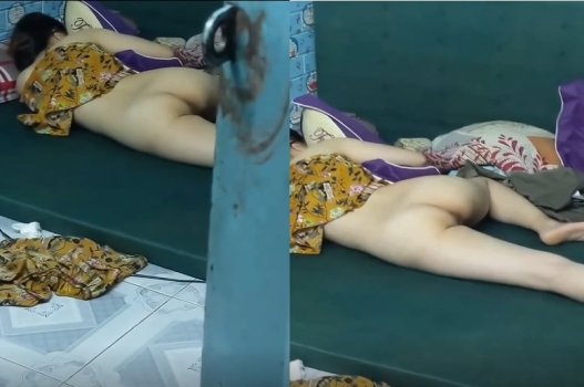 Ẩn nấp vào phòng kín để vuốt ve