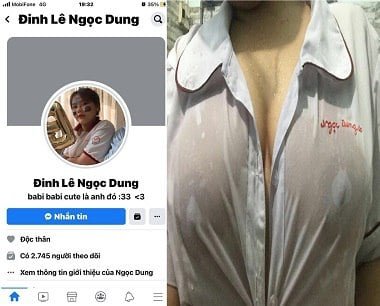 Học sinh Đinh Thị Ngọc Dung dâm đảng nhất